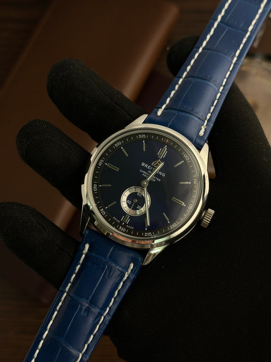 BRTLNG - Chrono Premier Blue Leather - AAA Quality